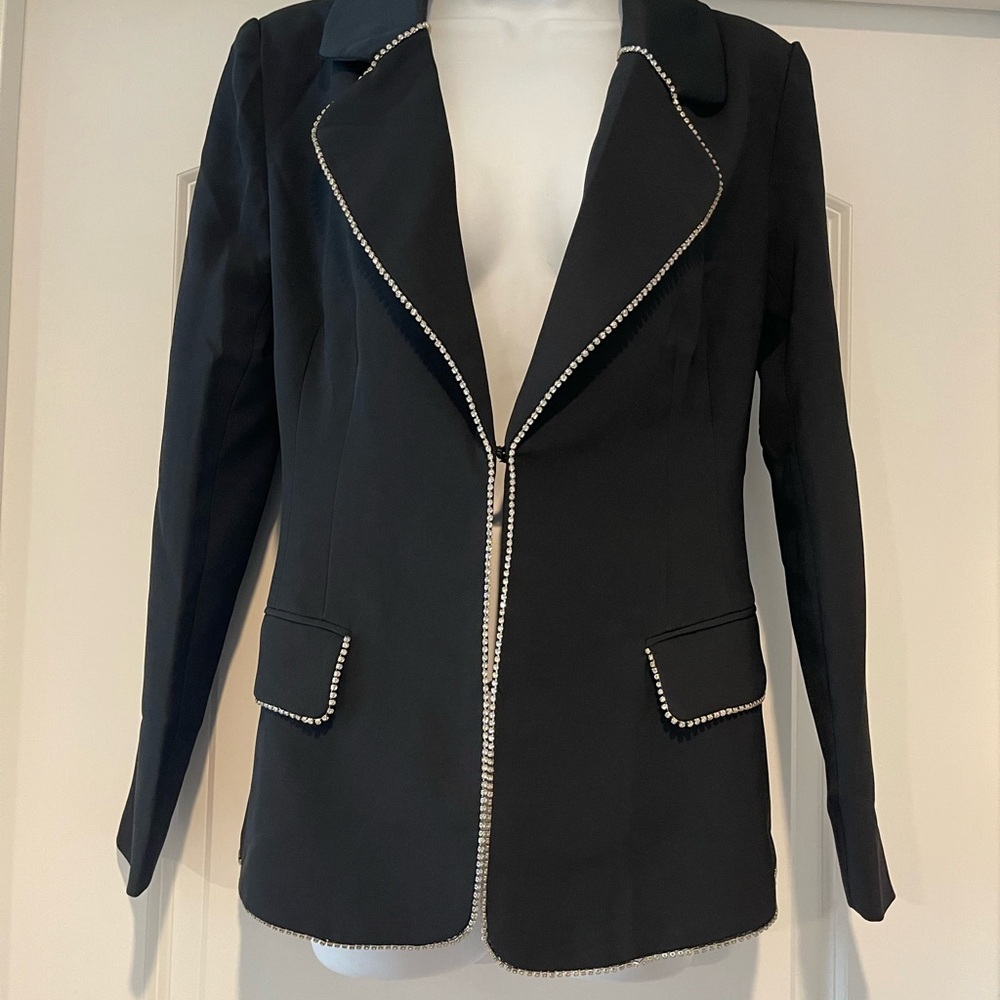 NWT Petal & Pup crystal embellished blazer S - Picture 3 of 10